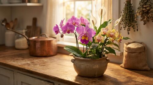 découvrez un secret de cuisson naturel qui fait refleurir vos orchidées et lis de paix sans utiliser d'engrais ni dépenser d'argent, pour des plantes éclatantes de santé.