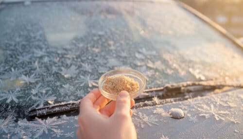 frozen windshield? discover a 0.50€ kitchen hack to say goodbye to scrapers—no hot water needed!